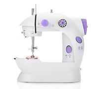 lot de 2 machines à coudre électriques portables avecpar pédale et bobinage de fil automatique pour tous types de tissus avec kit de couture - SEWPACK