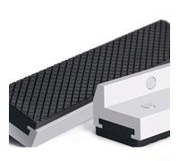 Lot de 2 mâchoires magnétiques souples en caoutchouc pour étau en métal, machines-outils, construction en alliage d'aluminium avec motif antidérapant, gamme de tailles de 7,6 cm à 20,3 cm