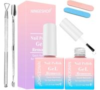 Lot De 2 Magic Remover Semi Permanent, Outil De Dissolvant De Vernis A Ongles En Gel, Décoller En 3 À 6 Minutes, Ne Blesse Pas Vos Ongles