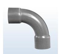 Lot de 2 manchons adhésifs avec coude PVC 90 ° 50 mm