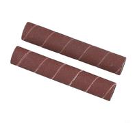 Lot de 2 manchons de ponçage de 115 mm x 19 mm, grain assorti 80/150/240 pour ponceuses à broche oscillante, abrasif en oxyde d'aluminium pour bois M (grain 150)
