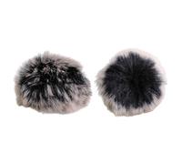Lot de 2 manchons de protection pour pare-brise Tascam DR40 enregistreurs et microphones, fourrures artificielles
