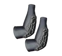 Lot de 2 manchons de protection rembourrés pour avant-bras - Large couverture - Pour basket-ball, football, volleyball - Taille L