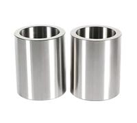 Lot de 2 manchons de roulement en acier de 12 mm de diamètre intérieur et 14/15/16/17/18/20 mm de diamètre extérieur, pièces de machines industrielles,12x16x22mm,IDxODxL