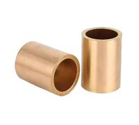 Lot de 2 manchons de roulement en cuivre pour métallurgie des poudres, diamètre intérieur 16 mm, bagues en cuivre résistantes à l'usure,2 pièces,16x22x22mm