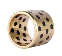 Lot de 2 manchons de roulement en laiton graphite cuivre, diamètre intérieur 4/5/6/8/10/12/14/15/16/18 mm,5x8x10mm,2 pièces