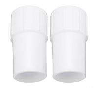 Lot de 2 manchons de tuyau d'aspiration de 3,8 cm pour le nettoyage des tuyaux d'aspiration de piscine avec raccord à visser et s'adapte aux tuyaux standard de 38 mm