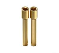 Lot de 2 manchons de valve étendus pour installations de robinet mural nécessitant un engagement de tige plus long et un ajustement sûr (32 mm)