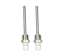 Lot de 2 manchons d'immersion 50/100/200/300 mm pour capteurs de température Filetage 1/2" Manchon d'immersion en acier inoxydable Tube aveugle Tube Thermowell