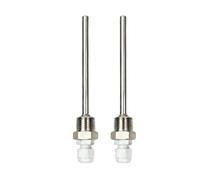 Lot de 2 manchons d'immersion 50/100/200/300 mm pour capteurs de température Filetage 1/2" Manchon d'immersion en acier inoxydable Tube aveugle