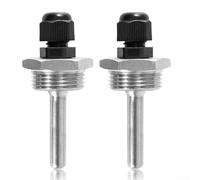 Lot de 2 manchons d'immersion en acier inoxydable 304 avec filetage G3/4" pour capteurs, options de longueur 30 mm/50 mm/100 mm/150 mm, étanches (8 x 30 mm)