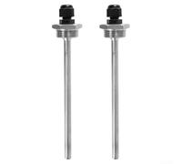 Lot de 2 manchons d'immersion en acier inoxydable 304 pour capteurs de température, filetage G3/4", adaptés à diverses applications (8 x 150 mm)