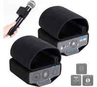 Lot De 2 Manchons Élastiques Pour Microphone À Main Rode Wireless Go 2, Pro/Me ¿ Accessoires Pour Discours, Caméra D'Entrevue, Microphone Portatif De Mariage