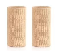 Lot de 2 manchons en gel pour les modes de vie actifs qui protègent contre la douleur causée par les bottes et les patins rigides (couleur de la peau)
