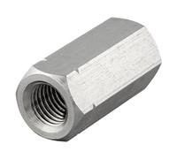 Lot de 2 manchons hexagonaux avec filetage intérieur - Acier inoxydable A2 / V2A - Manchon fileté - Manchon de connexion - Écrous d'écartement - Écrous longs (M8 x 20 mm, 2 pièces)