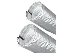 Lot de 2 manchons isolants pour tuyau portable, 27,4 cm, housse de conditionneur de tuyau portable