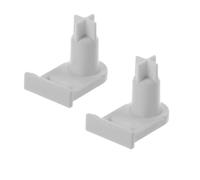 Lot de 2 manchons pour charnières de porte intégrées de réfrigérateur/congélateur - 5384490-00169301 - Bague de joint de porte pour réfrigérateur compatible avec Bosch, Siemens, Miele