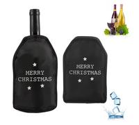 Lot de 2 manchons refroidisseurs de vin glacé, refroidisseur pour bouteille de vin rouge, blanc ou étincelant