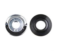 Lot de 2 mandrins de plaque de verrouillage M14 à dégagement rapide pour meuleuse d'angle, pour bride autobloquante SDS avec plaque de pression inférieure - pour disques de 115 mm, 125 mm, 150 mm, 180