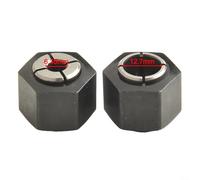 Lot de 2 mandrins de serrage et écrous 6,35 mm 1,27 cm pour DW616 DW618 DW6214, remplace 2610906283 2610906287 326286-03, pour défonceuses Bosch 1617 1618 1619