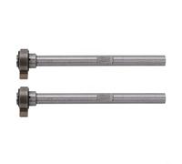 Lot de 2 mandrins rapides pour scie sauteuse 4304 4305 4306 Outil de remplacement en métal avec longueur de 118 mm Argenté