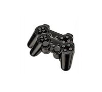 Lot de 2 Manette de jeu pour PS3 sans fil noire pour Sony PS3 Playstation 3 + câble de chargement noire