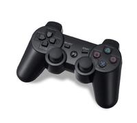 Lot de 2 Manette de jeu sans-fil pour Playstation 3 Dualshock Noir