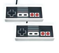 Lot De 2 Manettes De Jeu Pour Console Nintendo Nes (Retro Gaming, Pad, Controller, Joystick...)