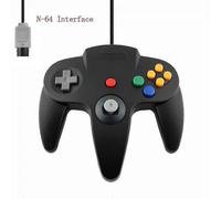 Lot de 2 manettes filaires classiques pour N64, jeux rétro 64 bits, joystick de remplacement - G