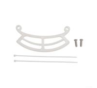 Lot de 2 mangeoires à oiseaux en plastique robuste pour perchoir Blanc | Fabriqué en plastique robuste, résiste à la pluie et au soleil, durable pour une utilisation en extérieur