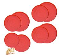 Lot de 2 mangeoires pour poulet - 2 bols d'alimentation pour poussin - 35 cm + 40 cm - Réduit les déversements d'aliments - Pour canards, cailles, oiseaux