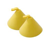 Lot de 2 maniques triangulaires en silicone pour poignées de casseroles et poêles | Protège-mains et poignées pour boutons | Lot de 2 gants anti-brûlure pour boutons d'ustensiles de cuisine