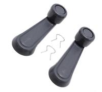 Lot de 2 manivelles de fenêtre manuelles grises compatibles avec NISSAN 240SX 720 D21 Pickup Pathfinder pour SENTRA Xterra 1985-2004 Pièce de rechange
