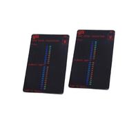 Lot de 2 manomètres de bouteille avec échelle 22 pour barbecue