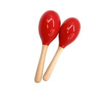 Lot de 2 maracas vibrants conçus pour une manipulation facile, encourageant l'exploration musicale des tout-petits et l'environnement d'apprentissage de la petite enfance