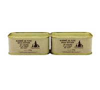 Lot de 2 Marbrés de foie gras à la figue 200g / DIRECT PRODUCTEUR