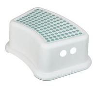 Marche pied bébé Monsieur Bébé Lot de 2 Marchepieds antidérapants 13 cm en plastique - Blanc et Bleu -