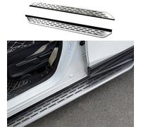 Lot de 2 marchepieds latéraux argentés avec barre Nerf pour Jeep Grand Cherokee 2011-2022
