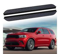 Lot de 2 marchepieds latéraux pour Dodge Durango 2018-2024 avec barres latérales Nerf Bars latérales (avec supports)