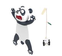 Lot de 2 marque-pages au motif d'animaux de dessin animé, marque-pages 3D, marque-pages intéressants, cadeaux créatifs, marque-pages d'animaux 3D, convient aux garçons et aux filles (panda)