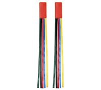 Lot de 2 marque-pages colorés en cuir PU pour étudier la Bible et lire les étudiants Essentiels de la Bible Marque-pages en cuir PU