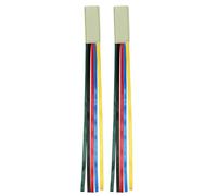 Lot de 2 marque-pages colorés en cuir synthétique pour études bibliques et lectures - Idéal pour les élèves
