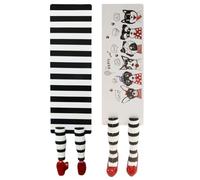 Lot de 2 marque-pages de sorcière W-icked avec pattes de sorcière, chaussons Rubys amusants B ookmark Colle douce W-Izard Marque-page décoratif 3D pour de bibliothèque et fans de livres 18 x 4 cm