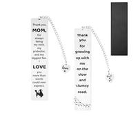 Lot de 2 marque-pages en métal avec gravure « To My Mum » pour femme, cadeau de fête des mères, d'anniversaire pour maman, lot de 2