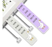 Lot de 2 marque-pages en métal pour femmes, hommes, enseignants, étudiants, retraite, remise de diplôme, anniversaire, Noël