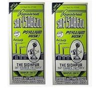 Lot de 2 - Marque Telephone Sat-Isabgol (enveloppe de psyllium) (100 g chacune)