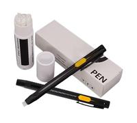 Lot de 2 marqueurs à encre disparue pour tissu | Marqueurs pour couture | Crayons de broderie solubles dans l'eau avec recharges remplaçables pour tailleurs, designers, bricoleurs, couturiers