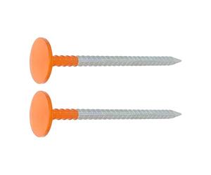 Lot de 2 marqueurs de mesure résistants aux intempéries de 30 cm | Avec marqueurs de mesure plats et poteaux de frontière comme piquet de délimitation, convient pour