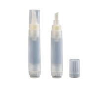 Lot de 2 marqueurs de peinture acrylique à tête inclinée de 8 mm - Marqueurs vides rechargeables pour peinture