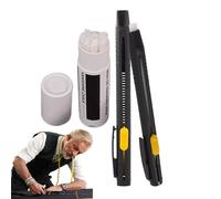 Lot de 2 marqueurs de tissu pour couture | Stylo à encre effaçable à la chaleur - Crayon de marquage soluble dans l'eau, avec recharges remplaçables, pour artisans, bricoleurs, couturiers, designers